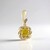 Ciondolo in oro con Diamante Giallo I2