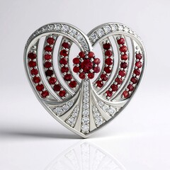 Ciondolo in argento con Rubino Tanzania (de Melo Essence)