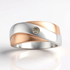 Anello in argento con Diamante Argyle Rose de France I1