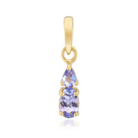 Pendentif en argent et Tanzanite