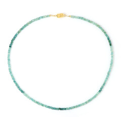 Collar en plata con Grandidierita (Adela Silber)