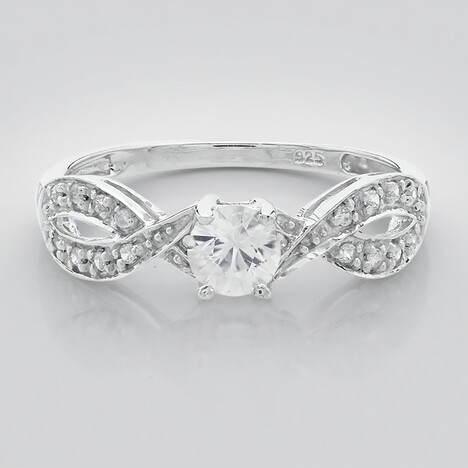 Anello in argento con Zircone