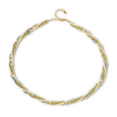 Collar en plata con Aguamarina de Brasil (Riya)