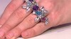 Bague en argent et Topaze bleu Suisse (Dallas Prince Designs)