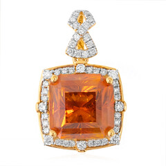 Gouden hanger met een sfaleriet (AMAYANI)