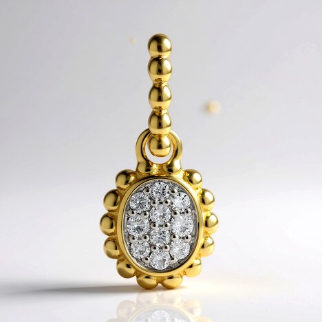 Ciondolo in oro con Diamante SI1 (G) (Annette)