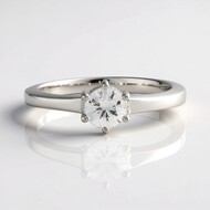 Zircon Silver Ring