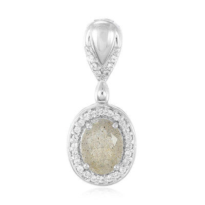 Ciondolo in argento con Labradorite