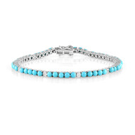 Sleeping Beauty-Türkis-Silberarmband (Faszination Türkis)