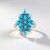 Anello in argento con Turchese Sleeping Beauty (Faszination Türkis)