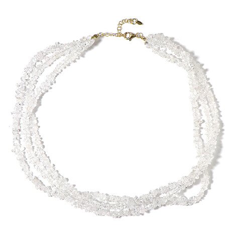 Collana in argento con Quarzo Bianco