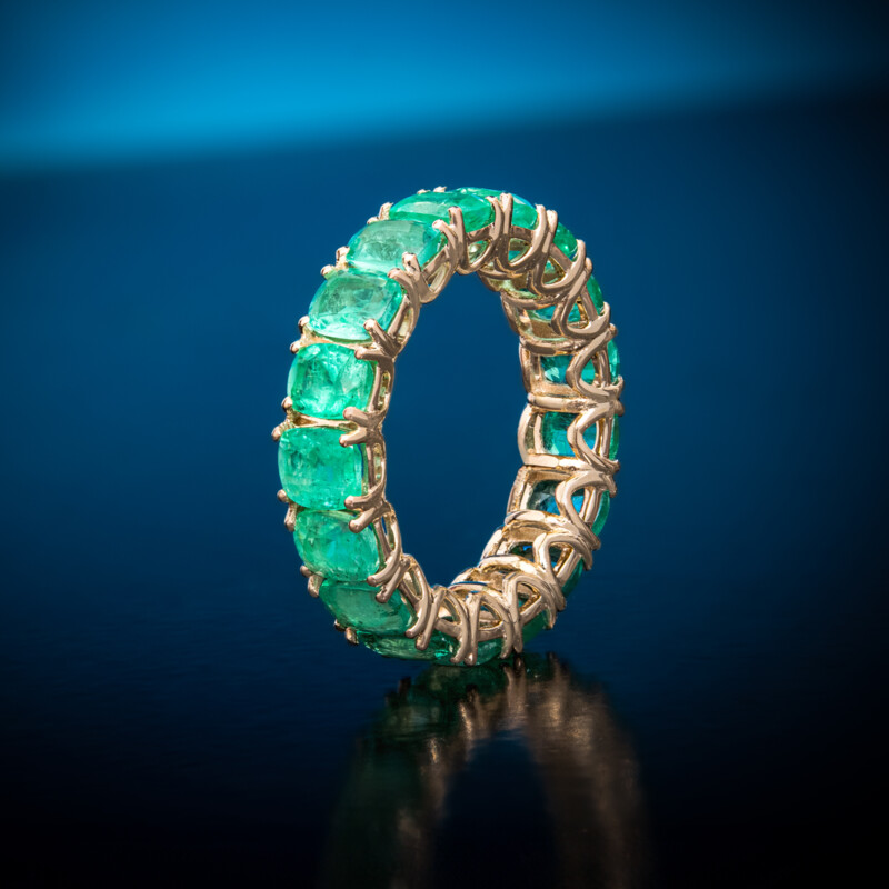 Bague en or et Emeraude de Russie