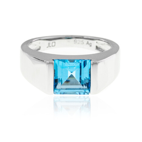 Zilveren ring met een Marambaia-topaas