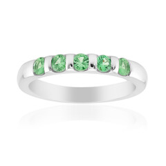 Anello in argento con Tsavorite del Kenya (Pallanova)