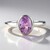 Anello in argento con Kunzite