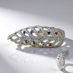 Anello in argento con Citrino