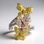 Anello in oro con Diamante Rosa I1 (CIRARI)