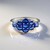 Anello in argento con Cianite del Nepal