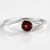 Anello in argento con Granato Mozambico