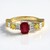 Anello in oro con Rubino Bemainty (Adela Gold)