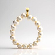 Colgante en plata con Perla blanca Freshwater (TPC)
