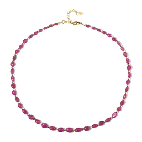 Edelstein-Silberhalskette (Riya)