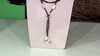 Collar en plata con Perla blanca Freshwater (Riya)