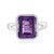 Sibirischer Amethyst-Silberring