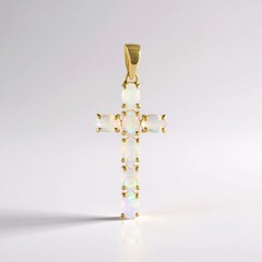 Ciondolo in argento con Opale di Welo