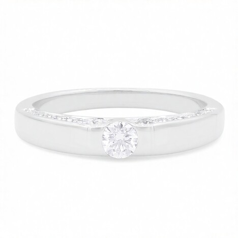 Anello in oro con Diamante SI1 (G) (Annette)