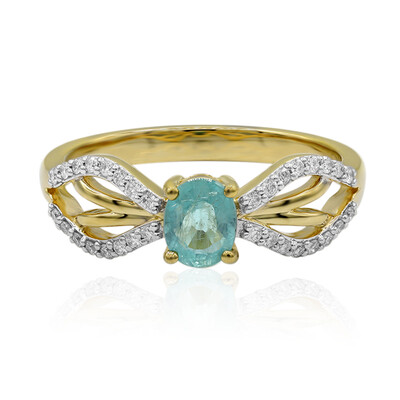 Anello in oro con Grandidierite (AMAYANI)
