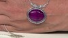 Collar en plata con Turquesa púrpura del Mohave Kingman (Jones Lee)