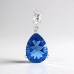 Ciondolo in argento con Fluorite Cangiante
