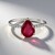 Anello in argento con Rubino Bemainty