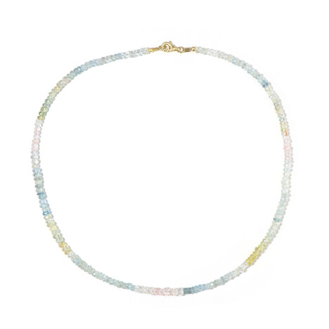 Zilveren halsketting met berillen