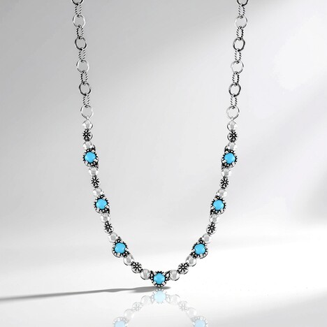 Collana in argento con Turchese Sleeping Beauty (Desert Chic)