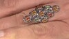 Bague en argent et Saphir