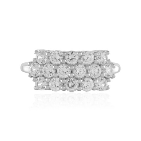 Bague en argent et Zircon