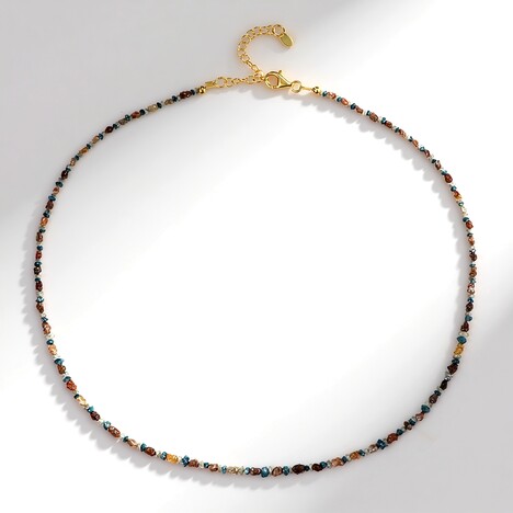 Collana in argento con Diamante Fancy