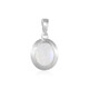 Ciondolo in argento con Pietra di Luna Arcobaleno (MONOSONO COLLECTION)