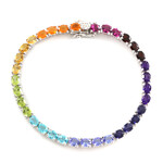 Bracciale in argento con Ametista Zambiana