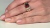 Anillo en oro con Zircón crepúsculo (de Melo)
