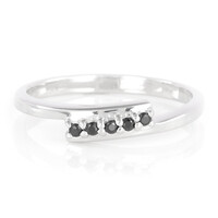Anello in argento con Spinello Nero