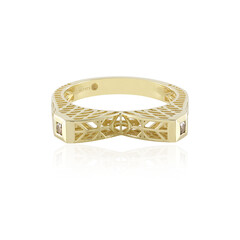 Anello in oro con Diamante Champagne I2 (Ornaments by de Melo)