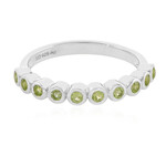 Anello in argento con Peridoto