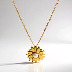 Collana in argento con Perla d'Acqua Dolce Bianca (Joias do Paraíso)