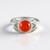 Anello in argento con Corniola (Adela Silber)
