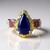 Anello in argento con Sodalite (Gems en Vogue)
