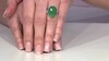 Zilveren ring met een Smaragdkleurige Beril