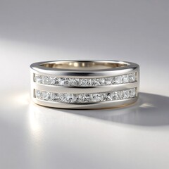 Bague en argent et Zircon